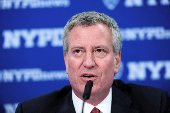 Mayor de Blasio is hoping to get a warm reception from progressives in Iowa.  (THEODORE PARISIENNE/FOR NEW YORK DAILY NEWS)