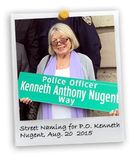 Street Naming for PO Kenneth Nugent (8/20/2015)
