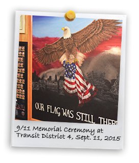 9/11 Memorial at TD4, 2015 (9/11/2015)