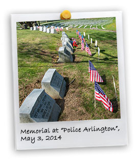 Memorial Service at the 'Police Arlington' (5/3/2014)