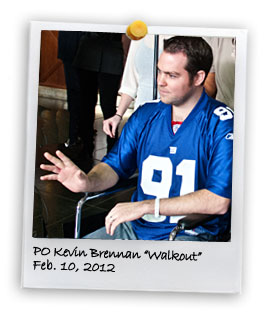 PO Kevin Brennan Walkout (2/10/2012)
