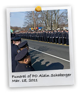 Funeral of P.O. Alain Schaberger (3/18/2011)