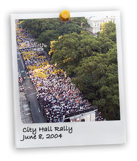 City Hall Rally (6/8/2004)